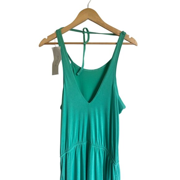 Sweaty Betty Open Back Racer Halter Yoga Jumpsuit MSRP $148 Lime Gello Green Siz - Picture 11 of 11